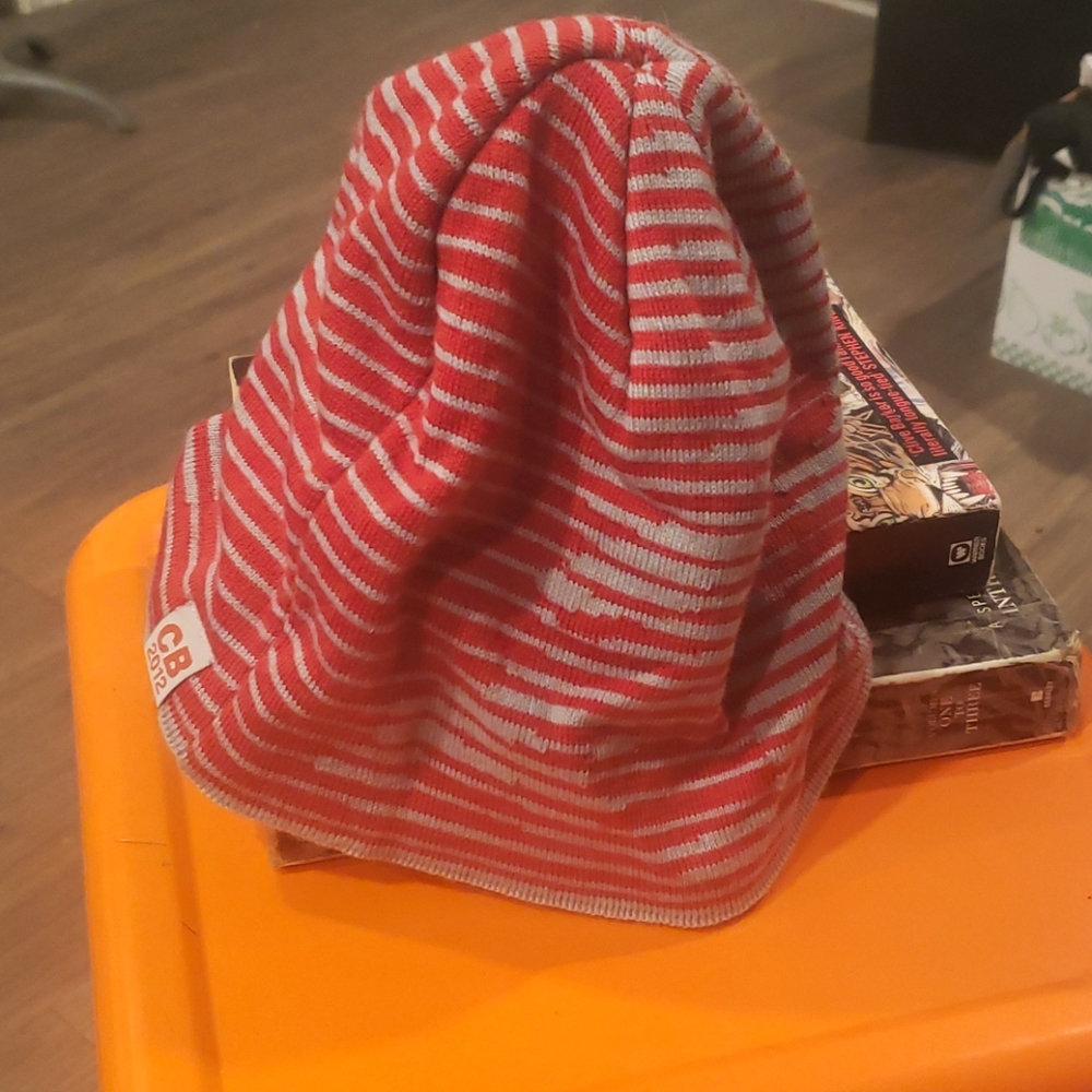 Striped beanie